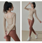 Women's Training Top - Long-Sleeve Drawstring Shirt