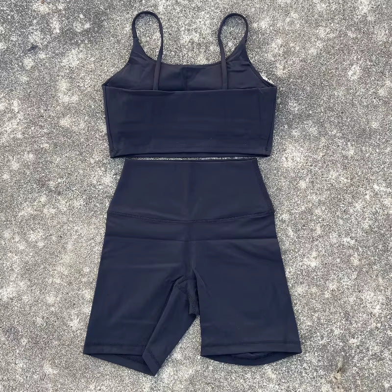 Women's Yoga Set - Camisole and Stretch Shorts