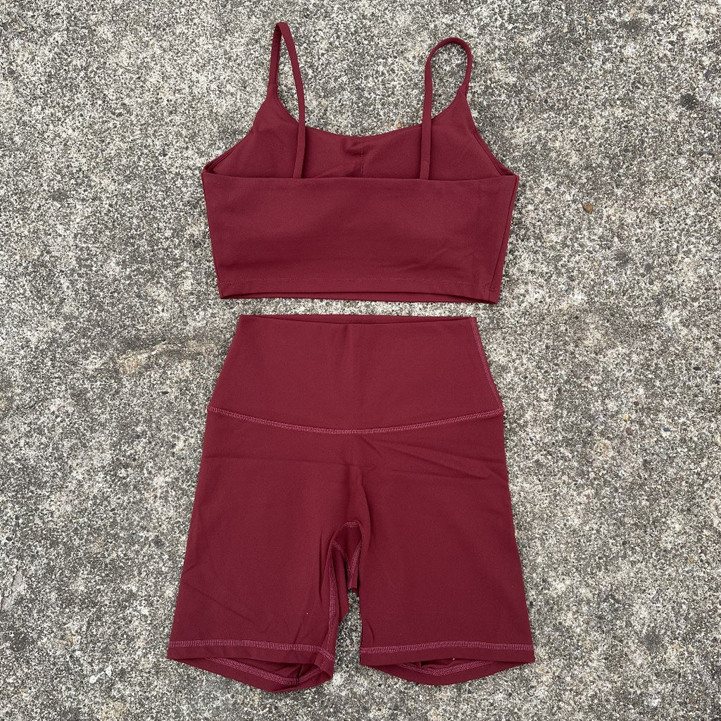 Women's Yoga Set - Camisole and Stretch Shorts