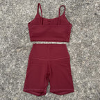 Women's Yoga Set - Camisole and Stretch Shorts