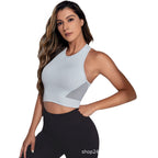 Women's Sports Bra - Seamless Front-Buckle Yoga Top