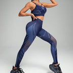 Women's Yoga Set - High-Waisted Bra and Pants