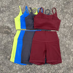 Women's Yoga Set - Camisole and Stretch Shorts