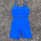 Women's Yoga Set - Camisole and Stretch Shorts
