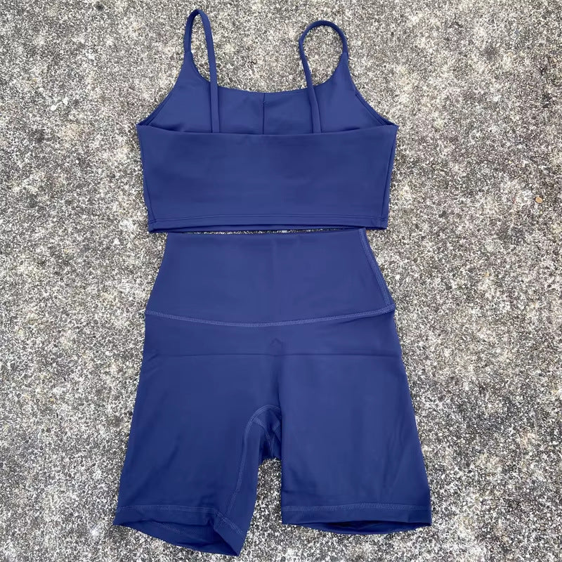 Women's Yoga Set - Camisole and Stretch Shorts