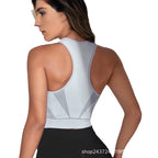 Women's Sports Bra - Seamless Front-Buckle Yoga Top