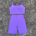 Women's Yoga Set - Camisole and Stretch Shorts