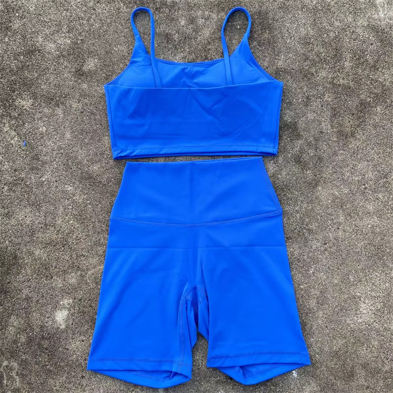 Women's Yoga Set - Camisole and Stretch Shorts