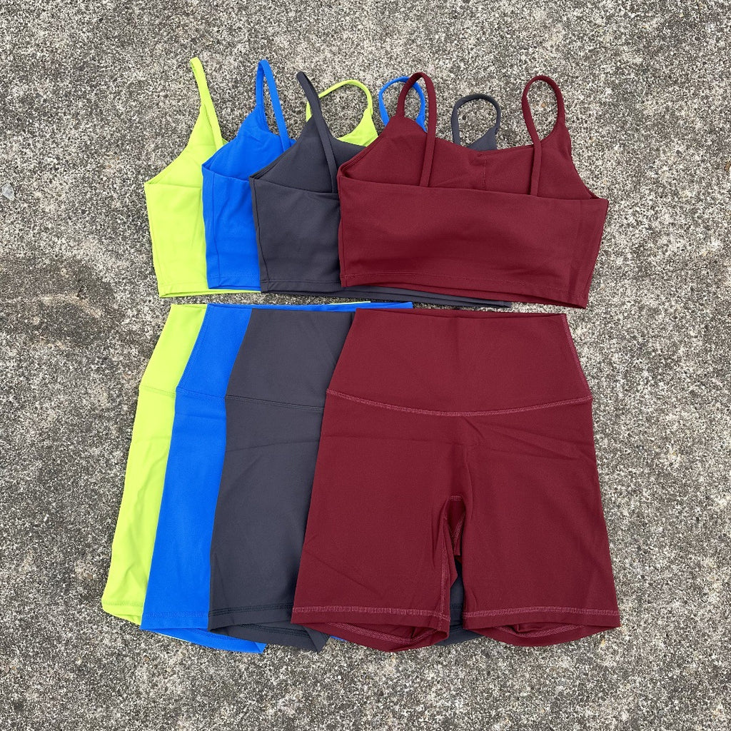 Women's Yoga Set - Camisole and Stretch Shorts