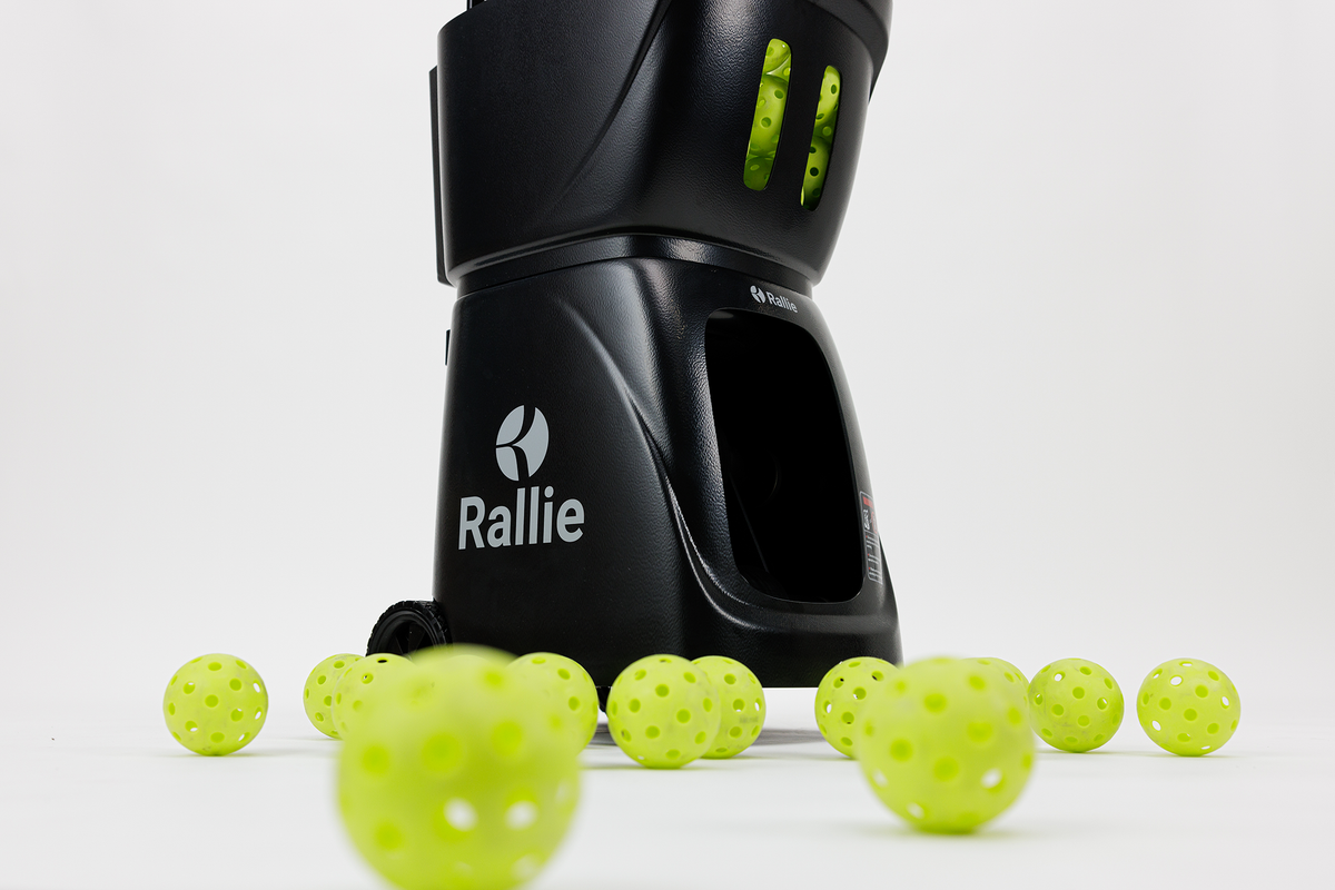 Rallie Pickleball Machine - Midnight Black - product view 5