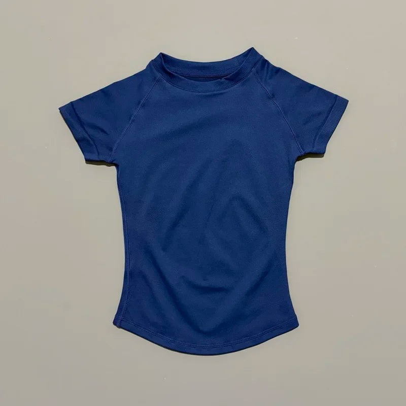 Women's Training Top - Seamless Short-Sleeve Shirt