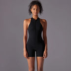 Women's Gym Jumpsuit – Backless Push – Up Style