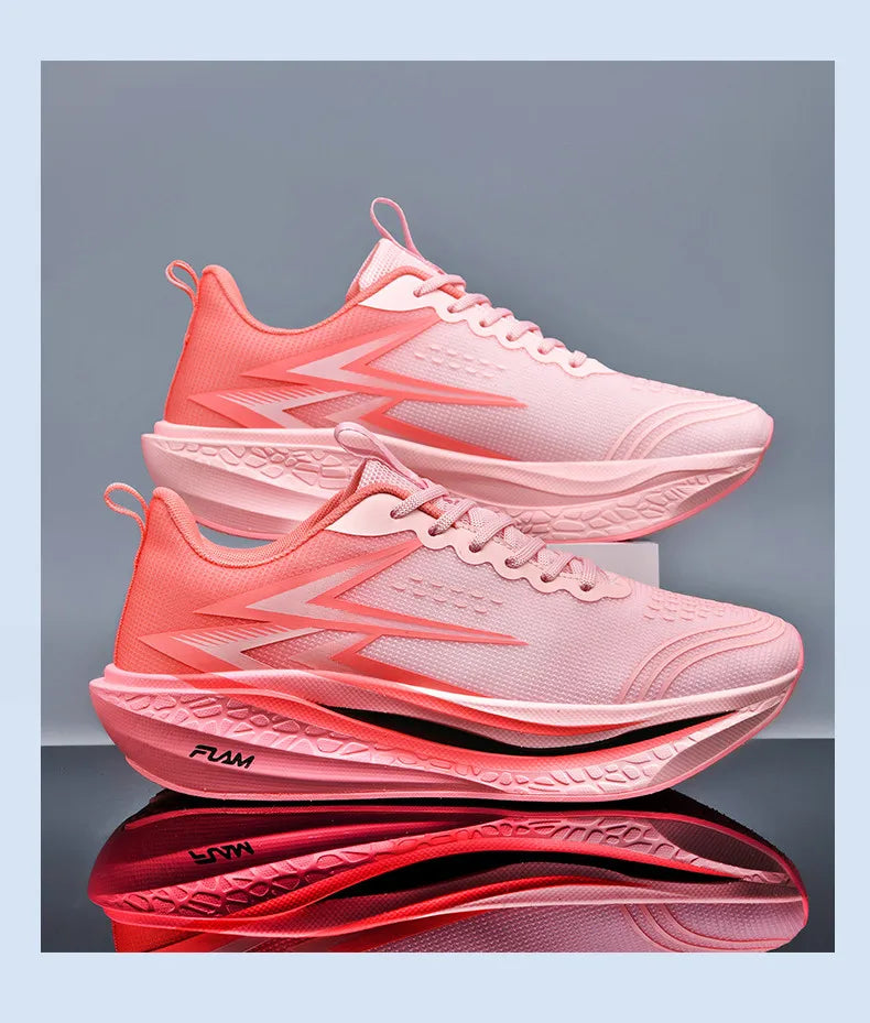 Men's Running Shoes - Air-Mesh Athletic Pair