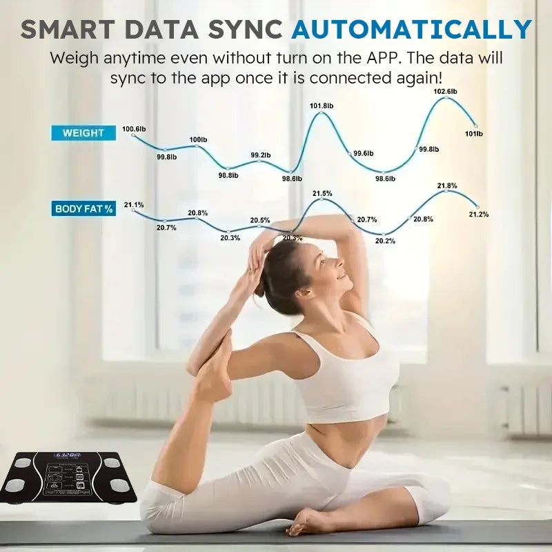 Smart Body Fat Scale – Digital Bathroom Scale - product view 5