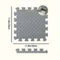 Gym Floor Tiles - 16-Piece Interlocking Set