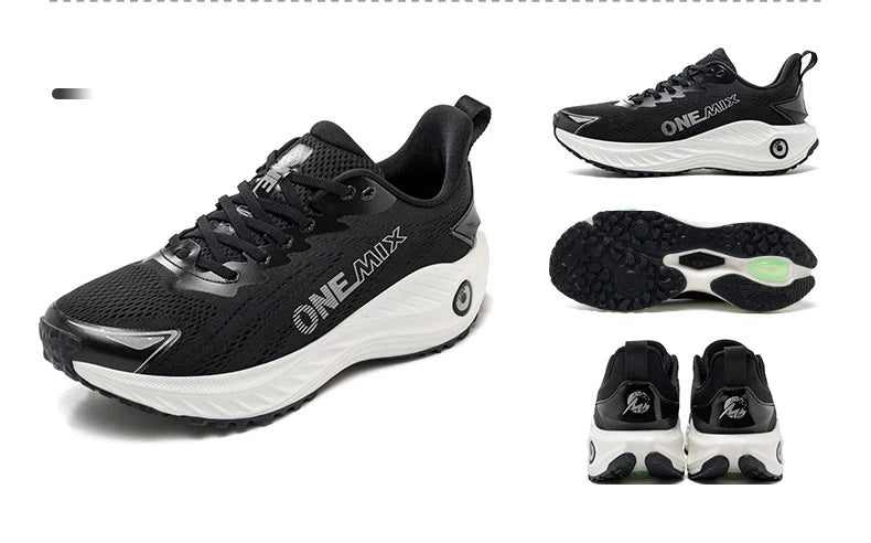 Running Shoes - Air-Mesh Lace-Up Pair