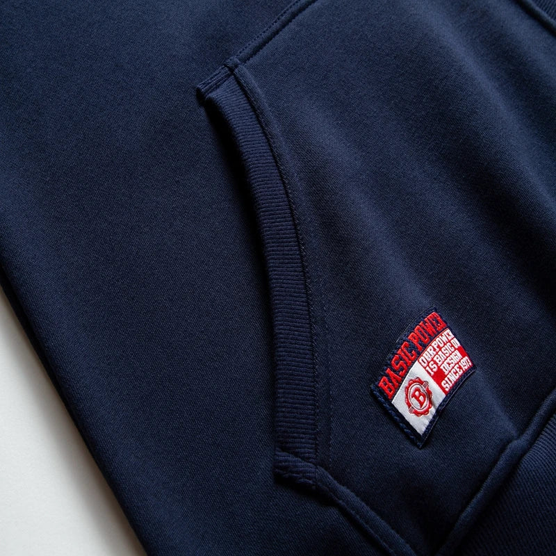 Men's Hoodie - Cotton-Blend Casual Pullover