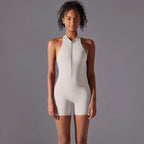 Women's Gym Jumpsuit – Backless Push – Up Style