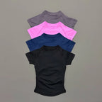 Women's Training Top - Seamless Short-Sleeve Shirt