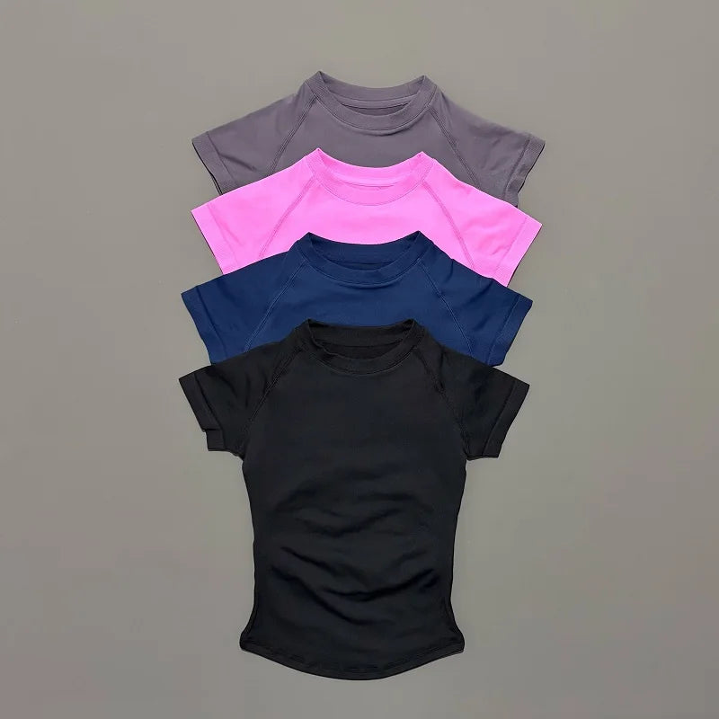 Women's Training Top - Seamless Short-Sleeve Shirt