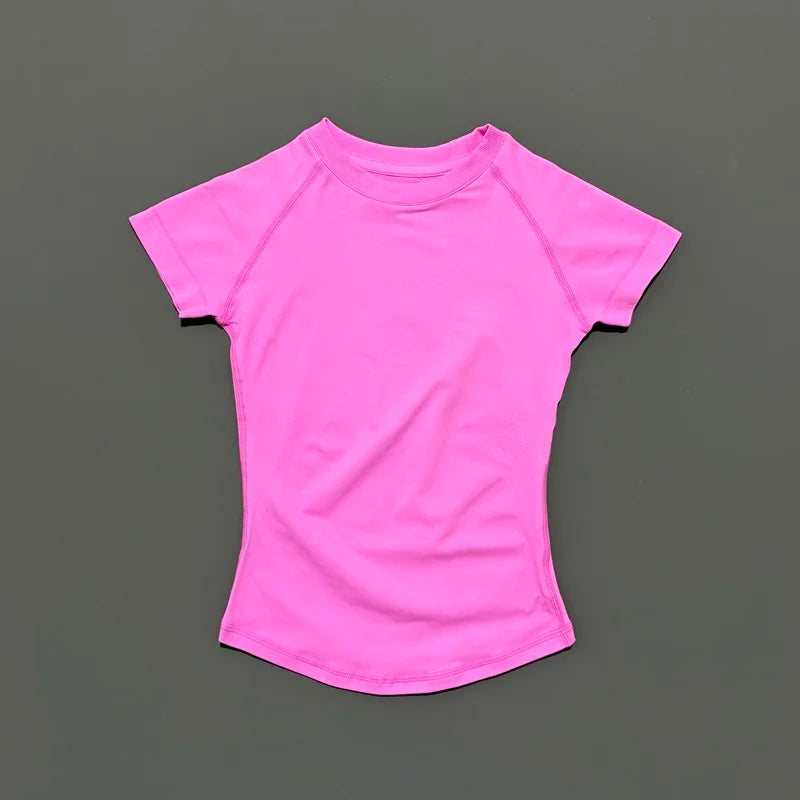 Women's Training Top - Seamless Short-Sleeve Shirt