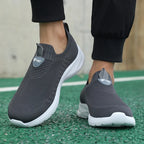 Men's Walking Shoes - Mesh Slip-On Pair