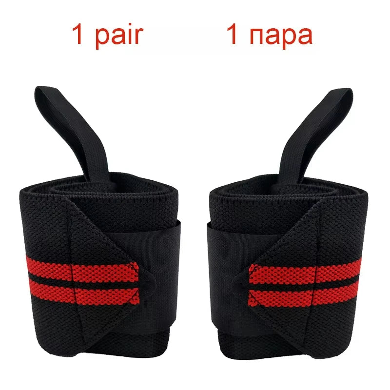 Wrist Wraps - Adjustable Weightlifting Support Pair