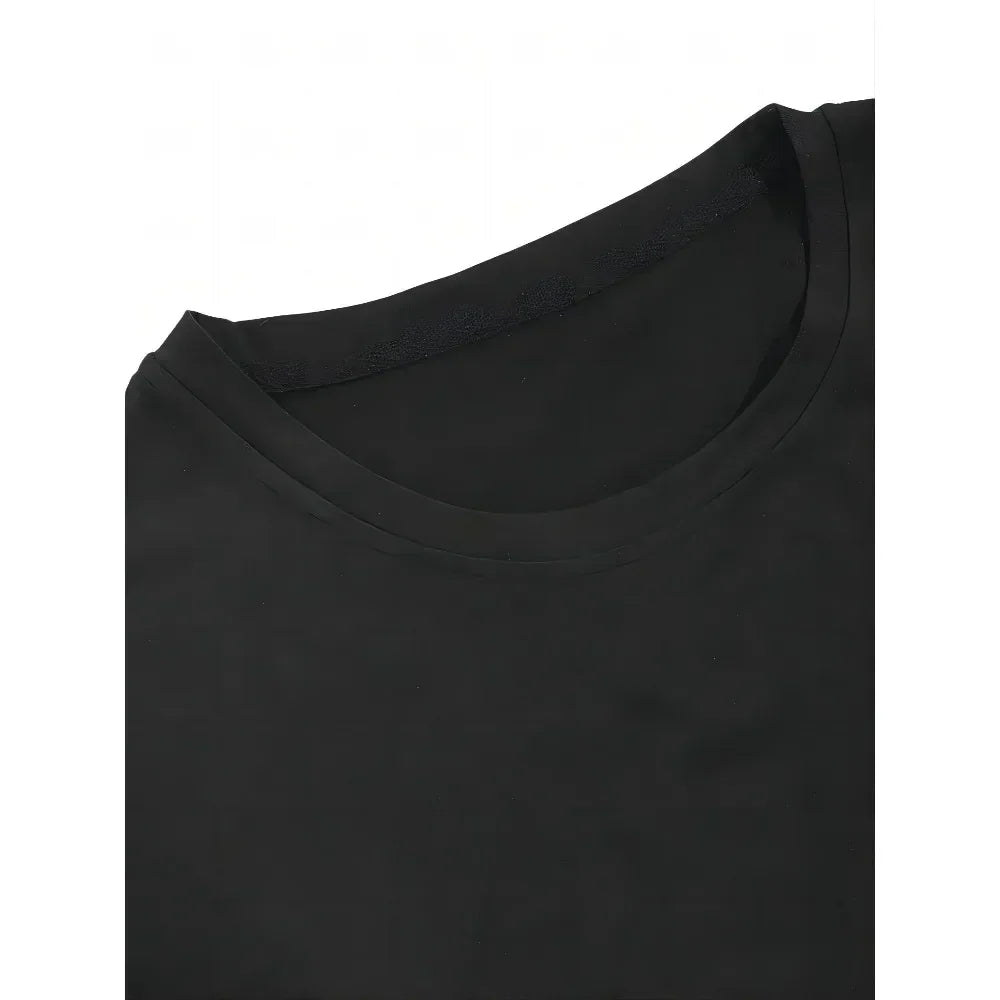 Cotton T-Shirt - Retro Graphic Print