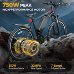 Electric Bicycle - 26-Inch Battery-Powered Bike
