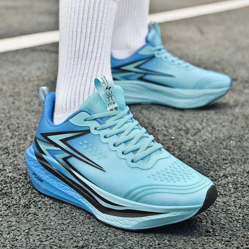 Men's Running Shoes - Air-Mesh Athletic Pair