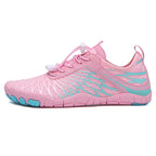 Men's Water Shoes - Mesh Lace-Up Aqua Shoes