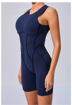 Women's Workout Jumpsuit – Padded Activewear Bodysuit