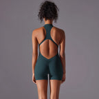 Women's Gym Jumpsuit – Backless Push – Up Style