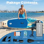 Inflatable Paddle Board - EVA Deck SUP Set