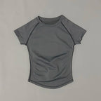 Women's Training Top - Seamless Short-Sleeve Shirt