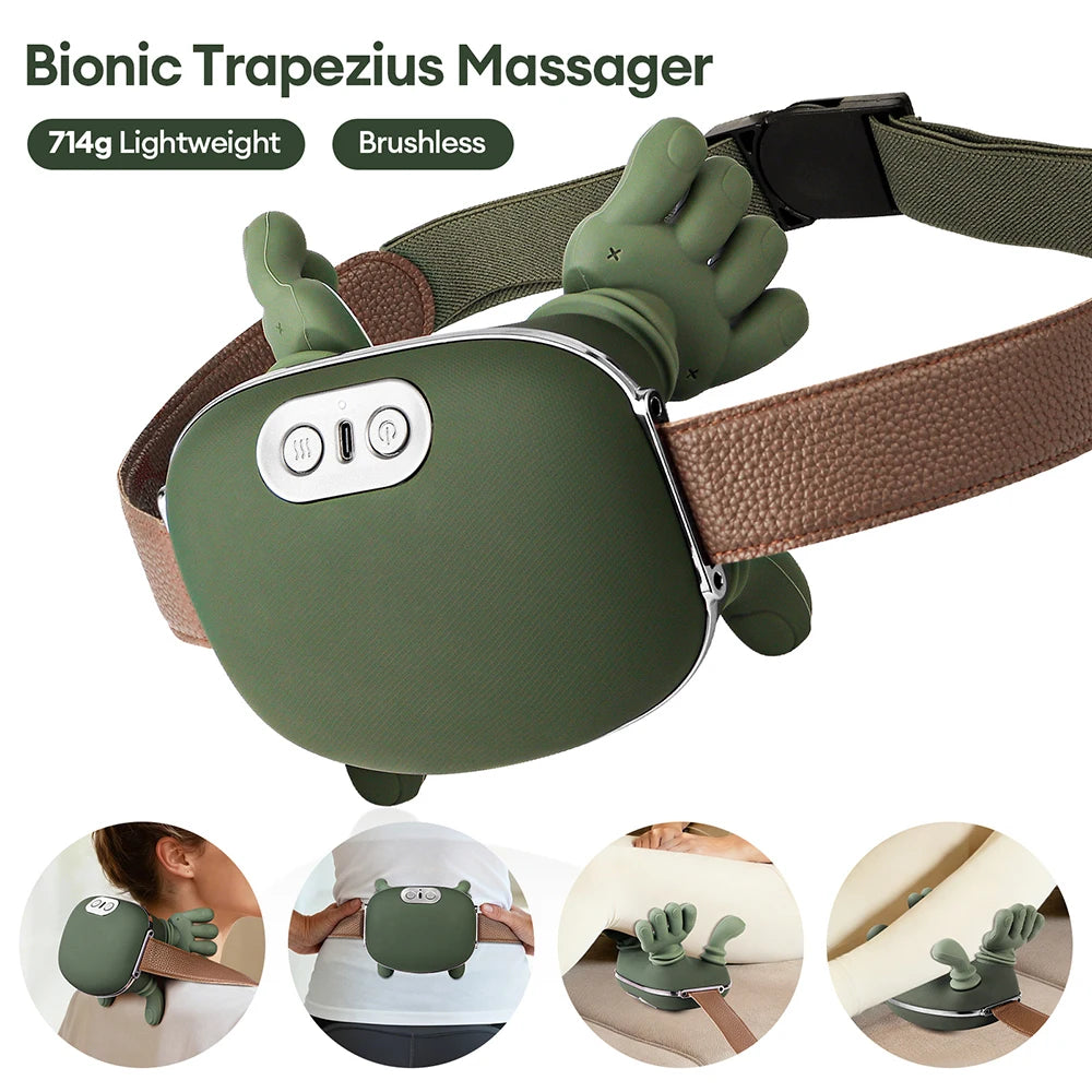 Neck Massager - Wireless Shoulder and Trapezius Device