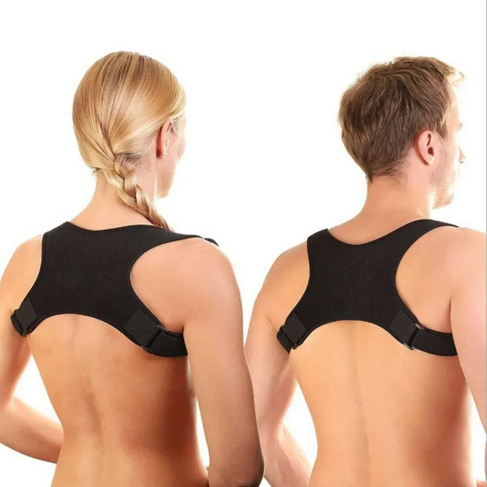 Back Support Brace - Adjustable Strap Design