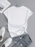 Women's Graphic Round Neck T-Shirt – Polyester - product view 3