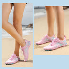 Men's Water Shoes - Mesh Lace-Up Aqua Shoes