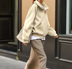 Women's Zip Hoodie - Loose Polyester Layer