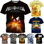 Kids Athletic T-Shirt - Halloween Print Short Sleeve