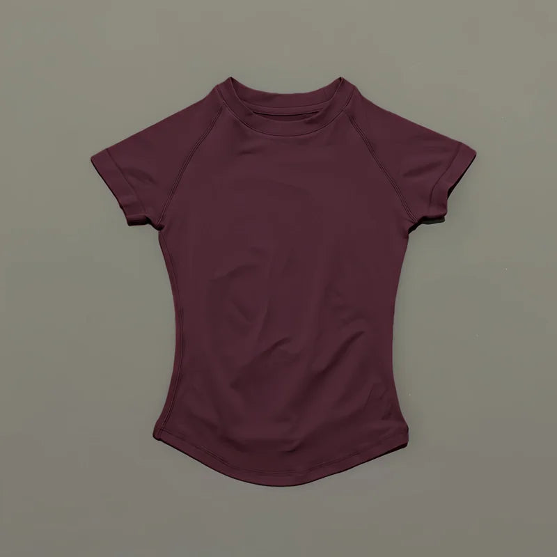 Women's Training Top - Seamless Short-Sleeve Shirt