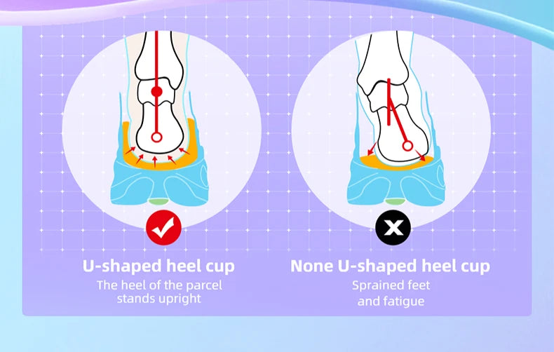 Running Shoes - Air-Mesh Lace-Up Pair