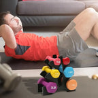 Weight Storage Rack - Multi-Level Gym Organizer