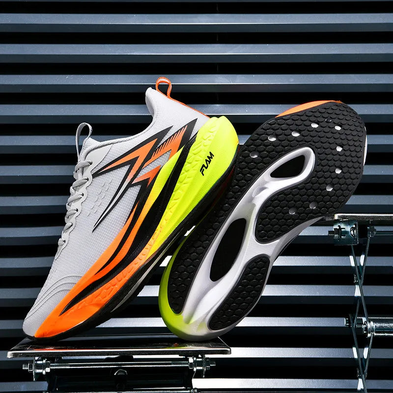 Men's Running Shoes - Air-Mesh Athletic Pair