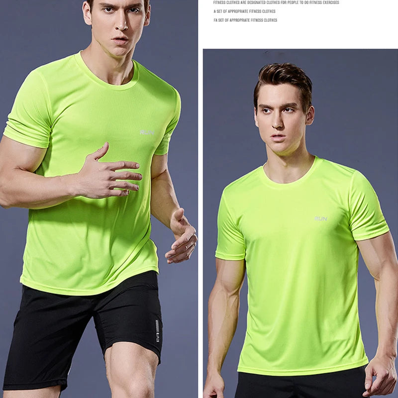 Men's Training T-Shirt - Quick-Dry Sports Jersey