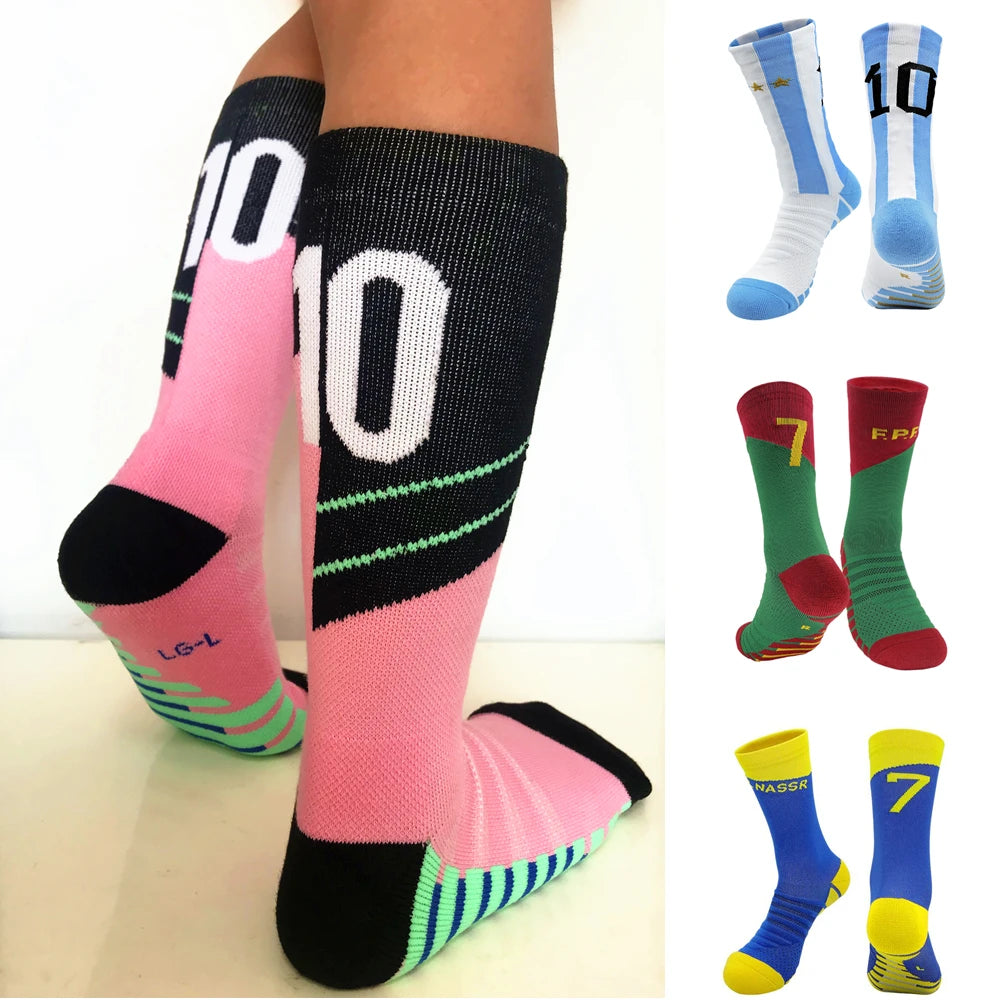 Soccer Socks - Mid-Tube Football Pair