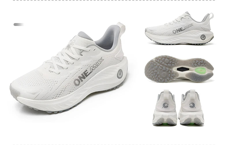 Running Shoes - Air-Mesh Lace-Up Pair