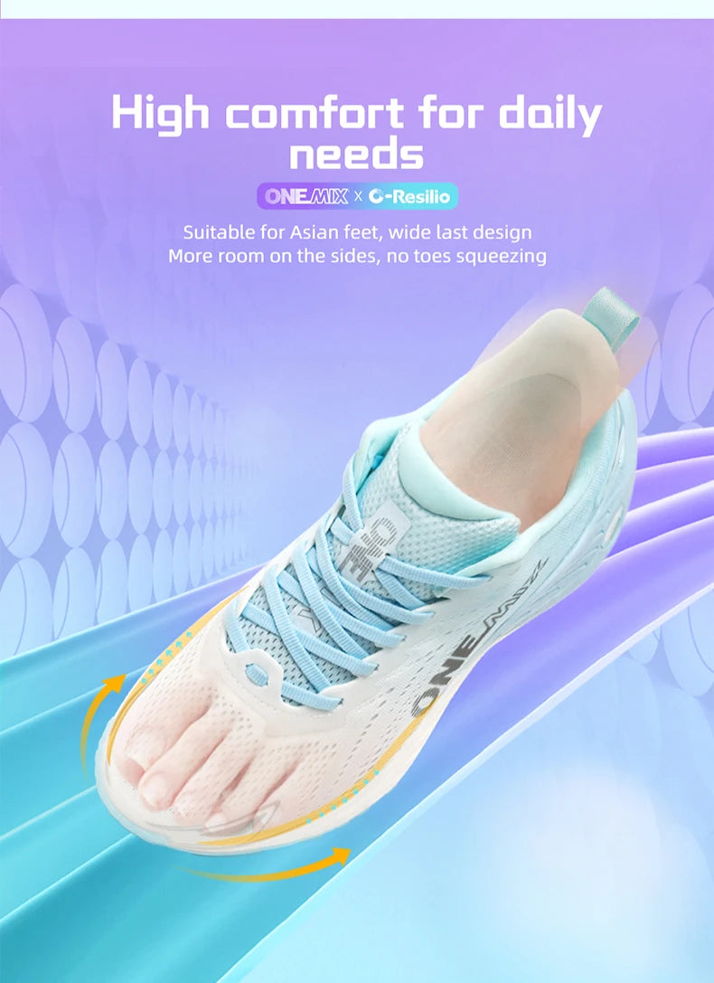 Running Shoes - Air-Mesh Lace-Up Pair