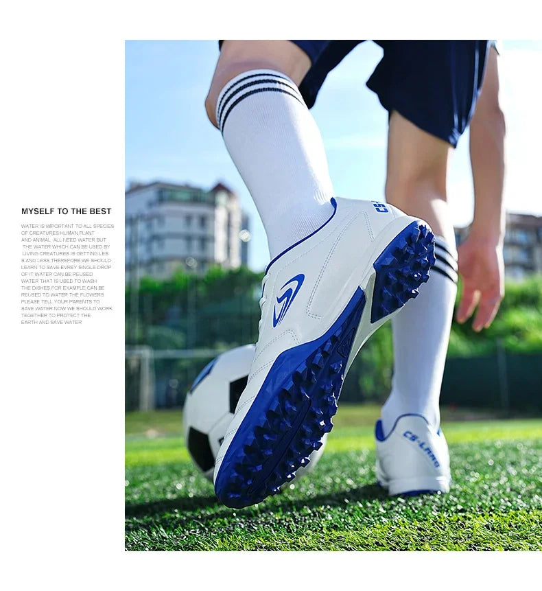 Men's Soccer Cleats - Lace-Up Turf Shoes
